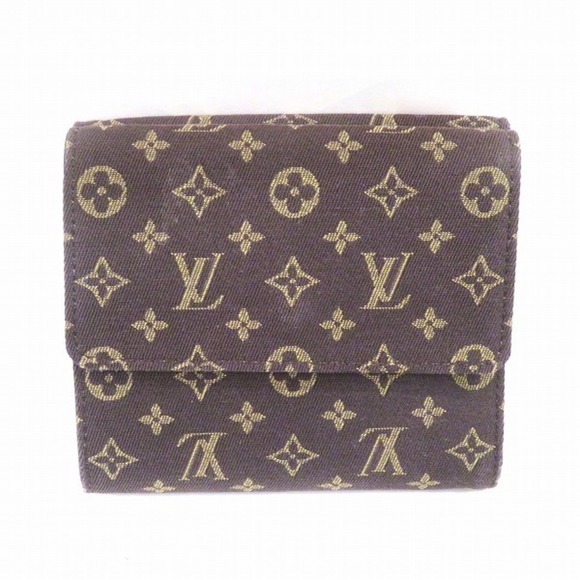Louis Vuitton Monogram Minilan Portomone Bie Cult Credit M95233 Bifold Wallet... - Picture 9 of 9